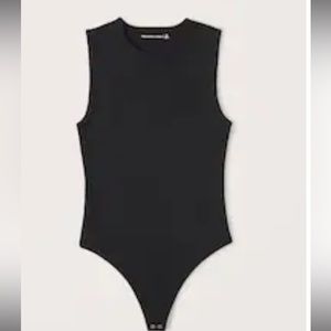 Abercrombie black tank top bodysuit